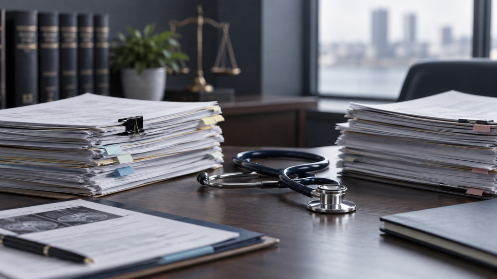 Medical records and conflicting forensic evidence in a malpractice case