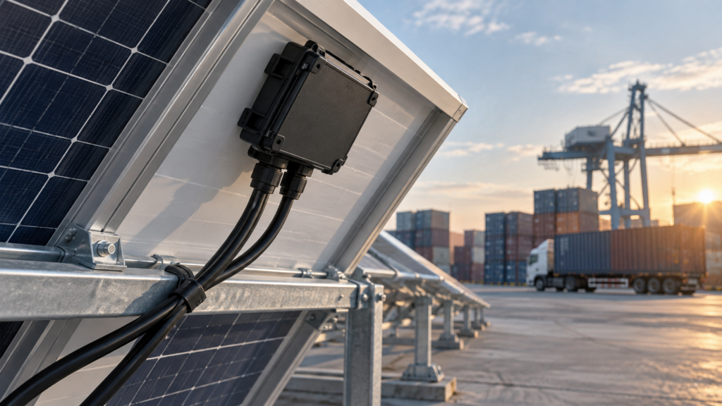 Solar junction box inspected at port under Turkey antidumping measure